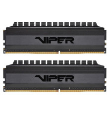 Модуль пам`яті DDR4 2x8GB/3000 Patriot Viper 4 Blackout (PVB416G300C6K)