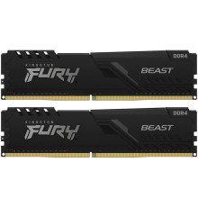 Модуль пам`ятi DDR4 2x8GB/3200 Kingston Fury Beast Black (KF432C16BBK2/16)
