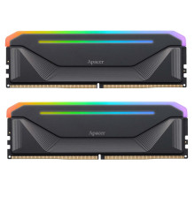 Модуль пам`ятi DDR5 2x16GB/5200 Apacer NOX RGB Black (AH5U32G52C522NBAA-2)