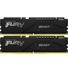 Модуль памяти DDR5 2x16GB/5200 Kingston Fury Beast Black (KF552C40BBK2-32)