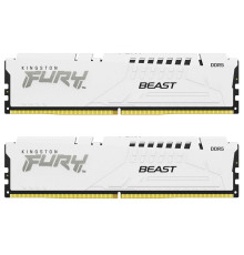 Модуль пам`яті DDR5 2x32GB/5200 Kingston Fury Beast White (KF552C40BWK2-64)