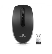 Мышь беспроводная REAL-EL RM-455W Black