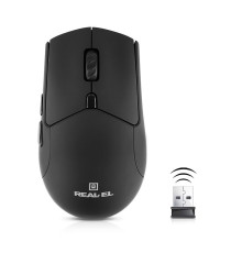 Мышь беспроводная REAL-EL RM-460W Black
