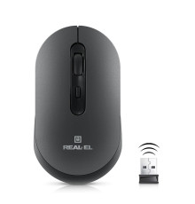 Мышь беспроводная REAL-EL RM-470W Dark Gray
