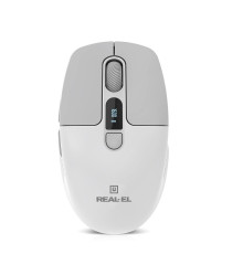 Мышь беспроводная REAL-EL RM-480W White