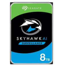 Накопичувач HDD 3.5" SATA 8.0TB Seagate SkyHawk Surveillance 5400rpm 256MB (ST8000VX010)