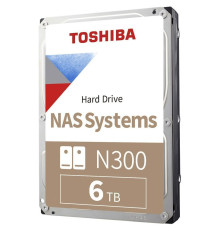 Накопичувач HDD SATA 6.0TB Toshiba N300 NAS 7200rpm 512MB (MN10ADA600S)