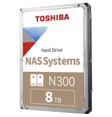 Накопичувач HDD SATA 8.0TB Toshiba N300 NAS 7200rpm 512MB (MN10ADA800S)