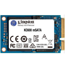 Накопичувач SSD 1ТB Kingston KC600 mSATA SATAIII 3D TLC (SKC600MS/1024G)