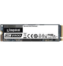 Накопичувач SSD 2TB M.2 NVMe Kingston KC2500 M.2 2280 PCIe 3.0 x4 3D TLC (SKC2500M8/2000G)