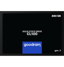 Накопичувач SSD  480GB Goodram CL100 GEN.3 2.5" SATAIII TLC (SSDPR-CL100-480-G3)