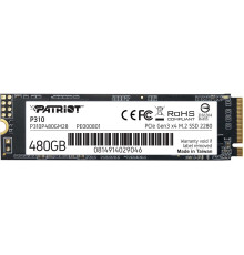 Накопичувач SSD  480GB Patriot P310 M.2 2280 PCIe NVMe 3.0 x4 TLC (P310P480GM28)