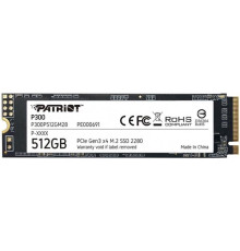 Накопичувач SSD  512GB Patriot P300 M.2 2280 PCIe 3.0 x4 NVMe TLC (P300P512GM28)