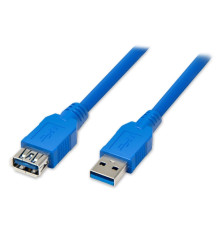 Кабель ATcom подовжувач USB 3.0 AM/AF 1.8 м blue