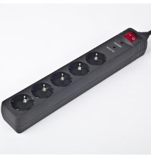Сетевой фильтр EnerGenie SPG5-C-5 5 розеток, 1,5 м, Black