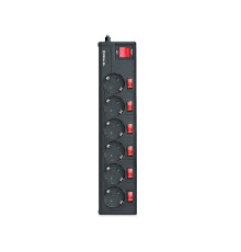 Фільтр живлення REAL-EL RS-6 Extra 1.8 м чорний
