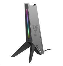 Подставка для наушников Vertux Zulu 2xUSB 2.0 / Mini Jack 3.5 мм Black (zulu.black)