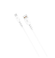 Кабель SkyDolphin S07T TPE High Elastic Line USB - USB Type-C (M/M), 1 м, White (SDUSB-000595)