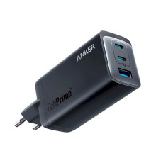 Мережевий зарядний пристрій Anker PowerPort 737 GaNPrime 120W 2xUSB Type-C, USB Type-A Black (A2148313)