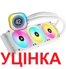 Система водяного охолодження Corsair iCUE Link H150i LCD RGB Liquid CPU Cooler White (CW-9061010-WW)