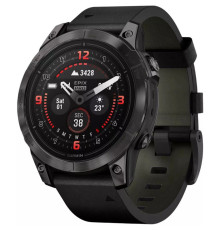 Смарт-годинник Garmin Epix Pro Gen 2 47mm Sapphire Carbon Gray DLC Titanium with Black Band (010-02803-54)