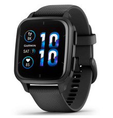 Смарт-годинник Garmin Venu Sq 2 Music Black/Slate (010-02700-80)