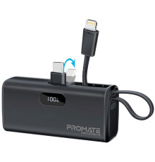 Універсальна мобільна батарея Promate Nanopack-5 5000mAh 20W Black (nanopack-5.black)