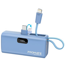 Універсальна мобільна батарея Promate Nanopack-5 5000mAh 20W Blue (nanopack-5.navy)