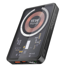 Універсальна мобільна батарея Promate TransPack-5 5000mAh 22.5W Black (transpack-5.black)
