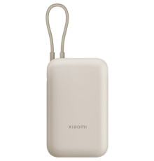 Універсальна мобільна батарея Xiaomi 10000mAh 22.5W Integrated Cable Beige (BHR9072GL)
