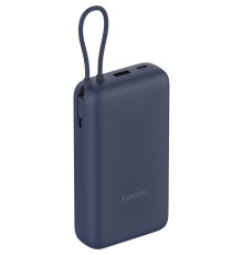 Універсальна мобільна батарея Xiaomi 20000mAh 33W Integrated Cable Blue (BHR8975GL)