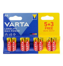 Батарейка Varta Longlife Max Power AA/LR06 BL 8 шт