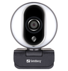 Веб-камера Sandberg Streamer Webcam Pro Full HD Autofocus Ring Light (134-12)