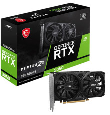 Видеокарта GF RTX 3050 6GB GDDR6 Ventus 2X E 6G OC MSI (GeForce RTX 3050 VENTUS 2X E 6G OC)