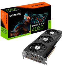 Відеокарта GF RTX 4060 8GB GDDR6 Gaming OC Gigabyte (GV-N4060GAMING OC-8GD)