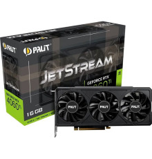 Відеокарта GF RTX 4060 Ti 16GB GDDR6 JetStream Palit (NE6406T019T1-1061J)