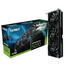 Відеокарта GF RTX 5070 12GB GDDR7 Infinity 3 Palit (NE75070019K9-GB2050S)