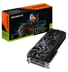 Відеокарта GF RTX 5070 Ti 16GB GDDR7 Windforce Gigabyte (GV-N507TWF3-16GD)