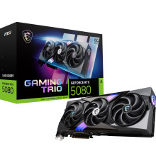 Видеокарта GF RTX 5080 16GB GDDR7 Gaming Trio OC MSI (GeForce RTX 5080 16G GAMING TRIO OC)