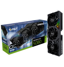 Видеокарта GF RTX 5080 16GB GDDR7 GamingPro OC Palit (NE75080S19T2-GB2031A)
