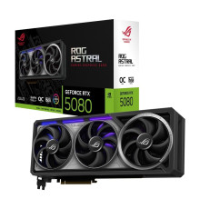 Відеокарта GF RTX 5080 16GB GDDR7 ROG Astral Gaming OC Asus (ROG-ASTRAL-RTX5080-O16G-GAMING)