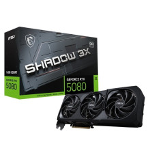 Видеокарта GF RTX 5080 16GB GDDR7 Shadow 3X OC MSI (GeForce RTX 5080 16G SHADOW 3X OC)