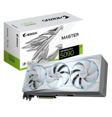 Відеокарта GF RTX 5090 32GB GDDR7 Aorus Master Ice Gigabyte (GV-N5090AORUSM ICE-32GD)