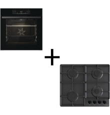 Вбудований комплект Варильна поверхня Gorenje G641EB + Духова шафа Gorenje BO6735E02BK