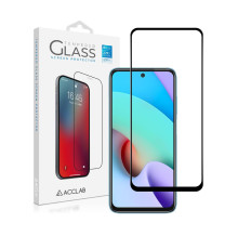 Защитное стекло ACCLAB Full Glue для Xiaomi Redmi 10 Black (1283126517426)