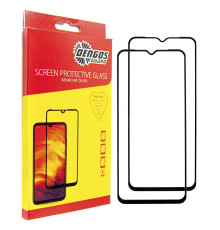 Захисне скло Dengos для Xiaomi Poco C75 Black Full Glue (DG-TG2P-66) 2шт