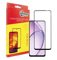 Захисне скло Dengos для Oppo A40 Black Full Glue (TGFG-376)