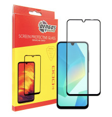 Захисне скло Dengos для Samsung Galaxy A16 5G SM-A166 Black Full Glue (TGFG-378)