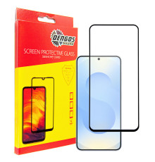 Захисне скло Dengos для Samsung Galaxy S25 SM-S931 Black Full Glue (TGFG-389)