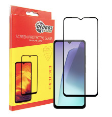 Защитное стекло Dengos для Xiaomi Redmi 14C Black Full Glue (TGFG-379)